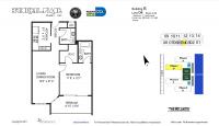 Unit B1004 floor plan